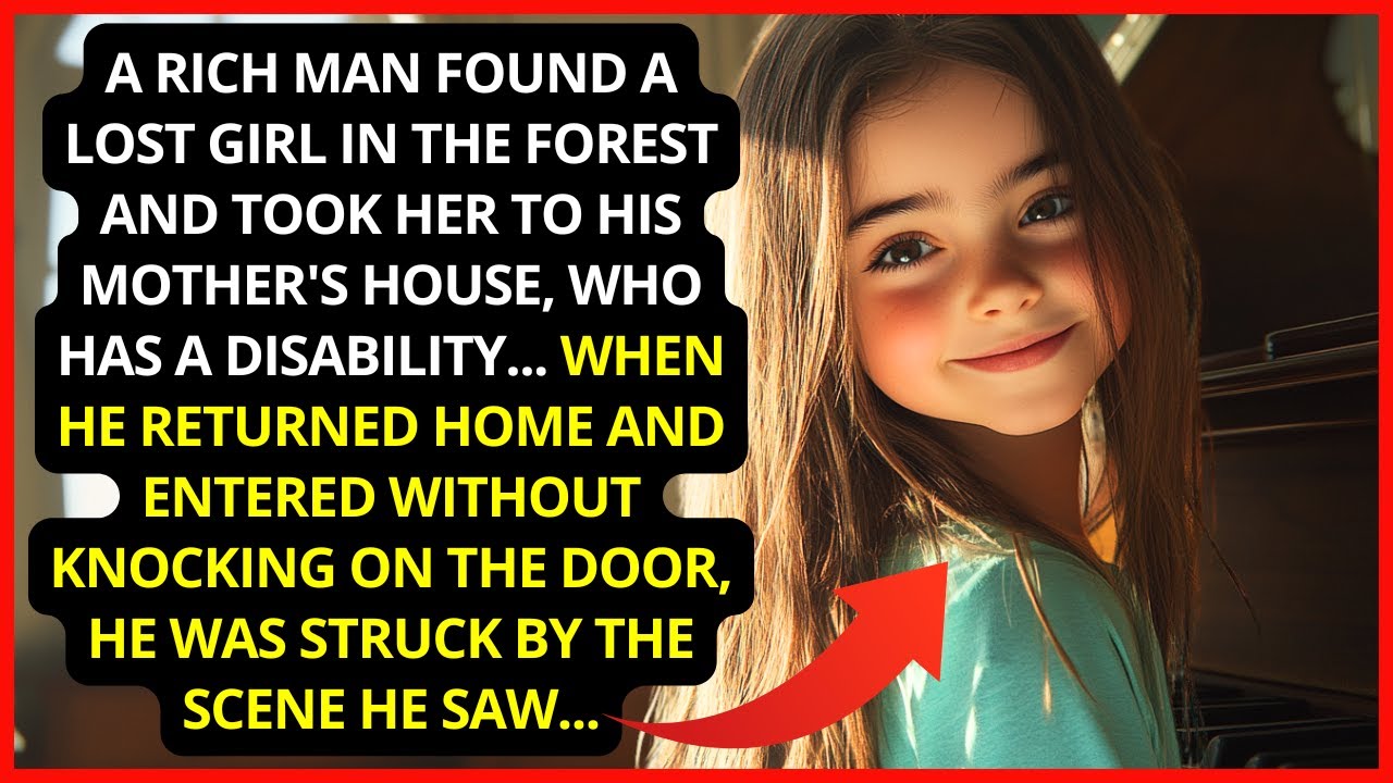 A rich man found a lost girl in the forest and took her to his mother's house, who has a disability