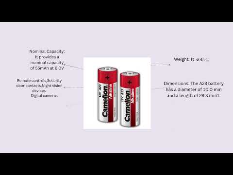 Camelion A23-BP5 Alkaline Battery
