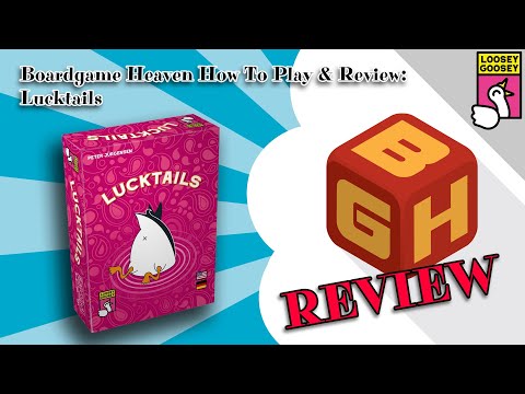 Boardgame Heaven Unboxing, How To Play & Review 190: Lucktails (Loosey Goosey)