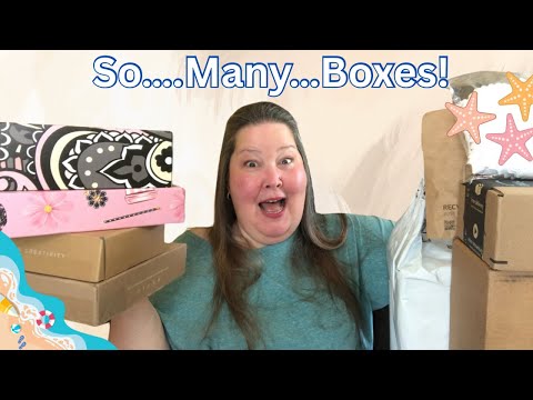 Mega Haul Unboxing - Subscription Boxes & Amazon!