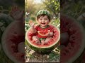 The Cutest Watermelon Baby Ever! 🍉👶❤️