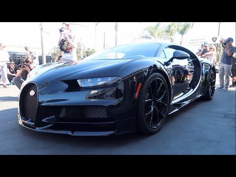 WICKED $3.5M BUGATTI CHIRON! All Black Carbon Fiber