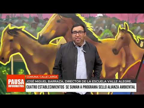 Cuatro establecimientos educacionales de Calle Larga se suman al programa Sello Alianza Ambiental