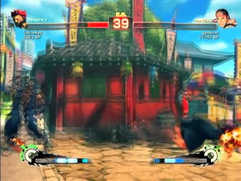 SSF4: Salinekey (Akuma) VS gameinn (Ryu)