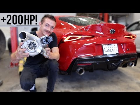 2020 Supra Gets a Bigger Turbo! (Install/Tune)