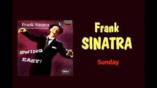 Sunday Frank Sinatra    Lyrics