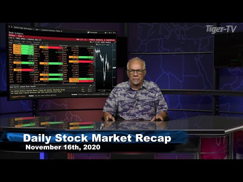 November 16th, Daily Stock Market Recap with Tom O'Brien - 2020