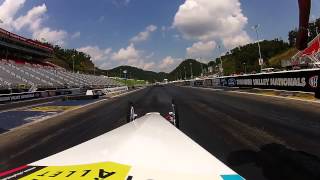 preview picture of video 'GoPro: JrD run at Bristol Dragway 2012'