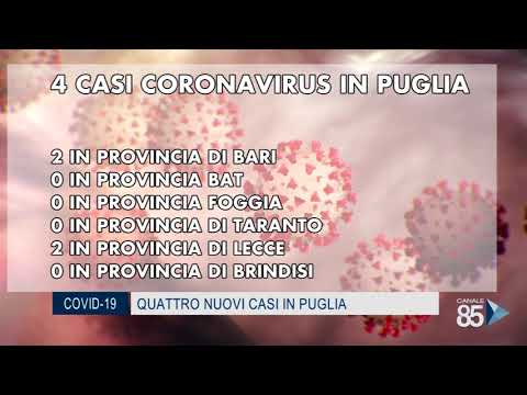 29 Maggio 2020   Covid 19   quattro nuovi casi in Puglia