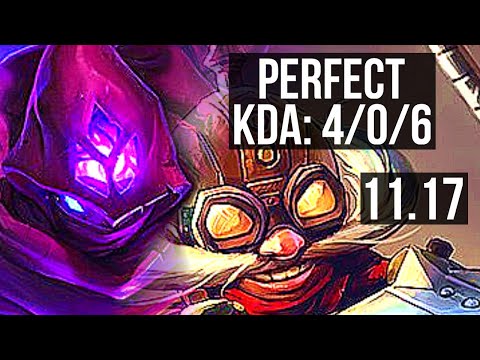 MALZAHAR vs CORKI (MID) | 4/0/6, 72% winrate, Rank 13 Malz | EUW Master | v11.17