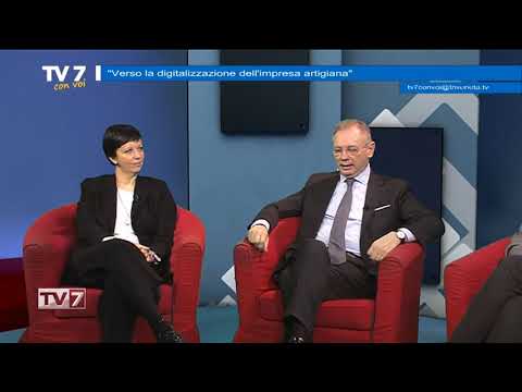 Tv7 con Voi del 27/11/2017 -  Verso la digitalizzazione dell'impresa artigiana (2 di 3)