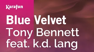 Karaoke Blue Velvet - Tony Bennett *