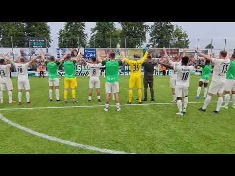 Nach dem Spiel - SC Wiedenbrück - Preußen Münster - 0:1 - 31.07.2022