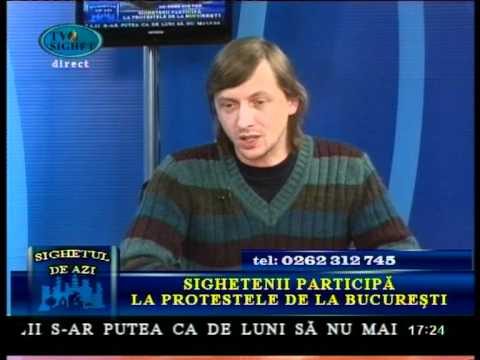 Sighetul de Azi - 19 Ianuarie 2012 - Sighetenii participă la protestele de la Bucureşti