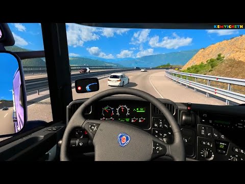 Transporting an excavator in Germany - Euro Truck Simulator 2