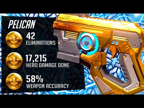 Pelican Pro Tracer - 42 elims! [ Overwatch Season 31 Top 500 ]