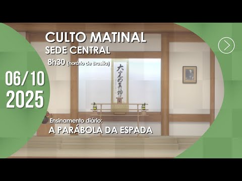 Culto Matinal | "A parábola da espada" - 06/10/2025