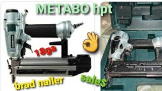 Metabo HPT pneumatic 18GA Brad Nailer #NT-50AE2