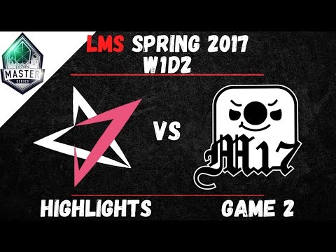 JT vs M17 Highlights Game 2 LMS Spring W1D2 2017 J Team vs Machi E-sports