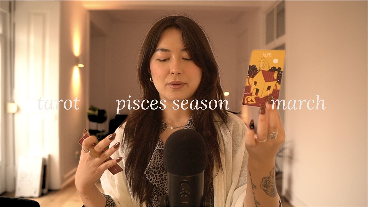 asmr tarot 🧚‍♀️ pick a card for march & pisces season (TIMELESS energy predictions