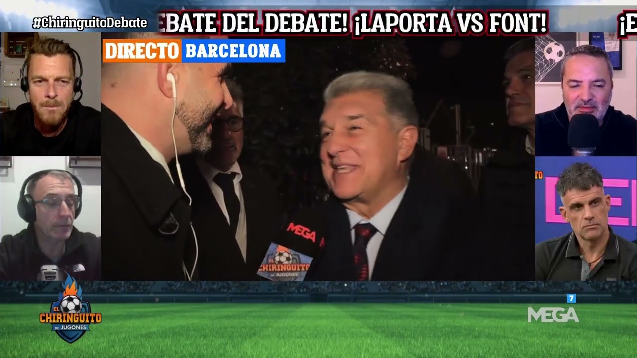 🔥 LAPORTA ATIENDE A 'EL CHIRINGUITO' TRAS EL DEBATE 🔥