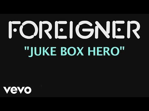 Rock Off Foreigner Juke Box Heroes Maglietta Uomo Manica Corta - Nero, Large