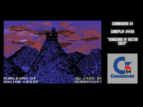 Dungeons Of Doctor Creep (Commodore 64 / Gameplay #1408)