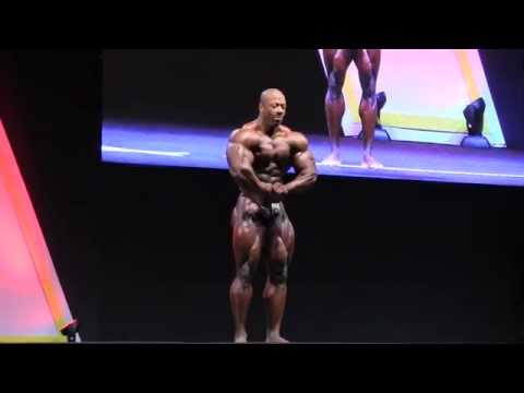Spectacular Legs: Shawn Rhoden posing @ Arnold Classic Europe 2015
