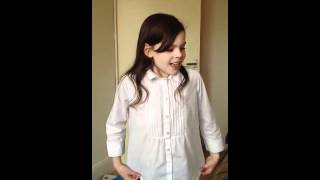 Kristel singing Resurrection Rock 2