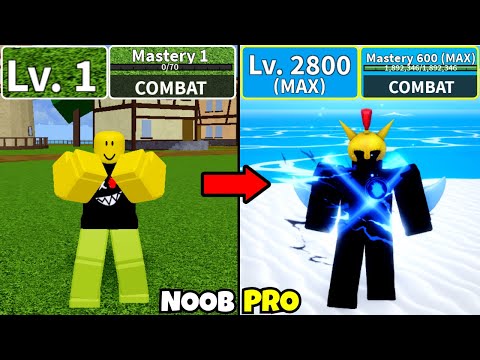 Only Combat Noob to Max in Blox Fruits!
