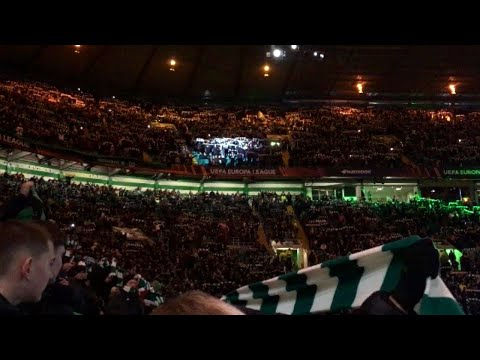 TRULY SPECTACULAR! you'll never walk alone celtic fans | celtic 3-2 real betis