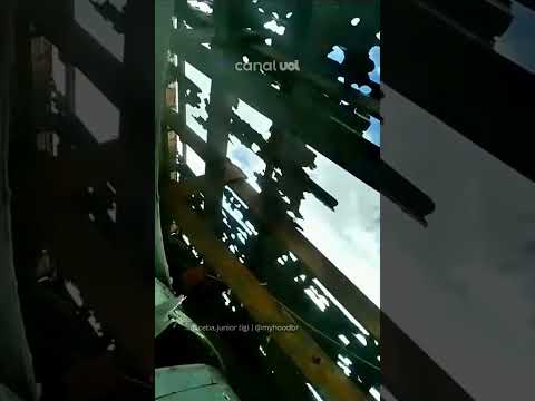 Granizo deixa casa destruída e 200 feridos em Erechim, no Rio Grande do Sul