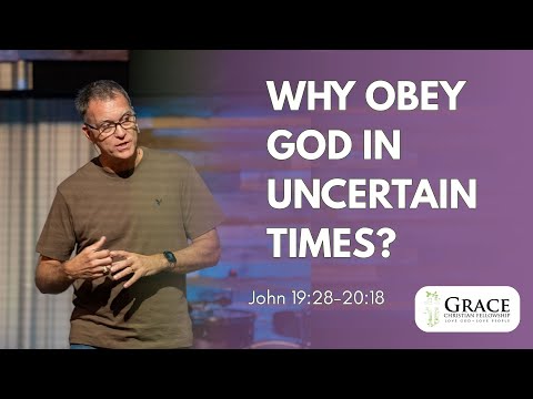 (Livestream) 01/04/2026 Why obey God in uncertain times?