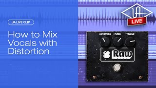 Video thumbnail for How to Mix Vocals with Distortion – UA Live Clips by Universal Audio