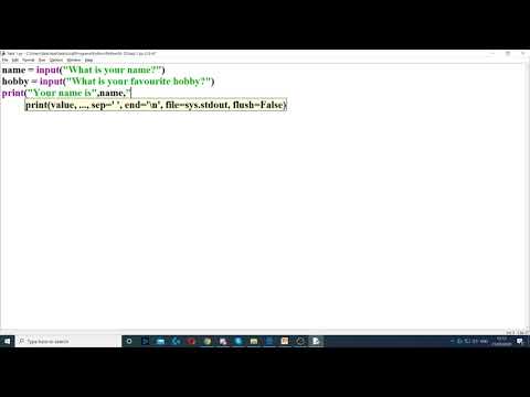 Task 7 Input Function