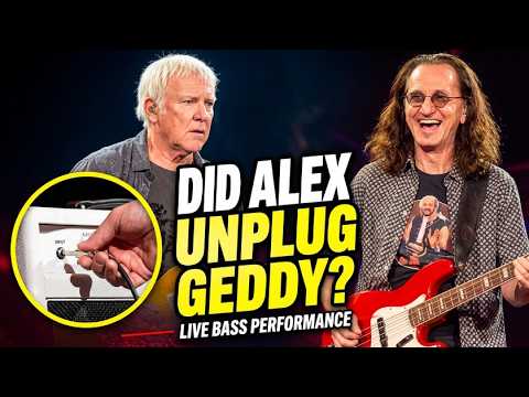 Did Alex Really Just Unplug Geddy's Bass? Rush live San Antonio