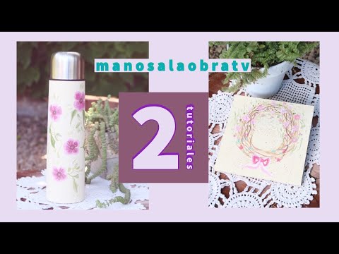 ManosalaObraTv 2022 Programa 5 Tutoriales Pintura Decorativa - Pintar Madera - Pintar Termo