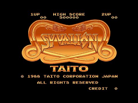 SYVALION サイバリオン 004 Main Theme BGM (arcade game music)