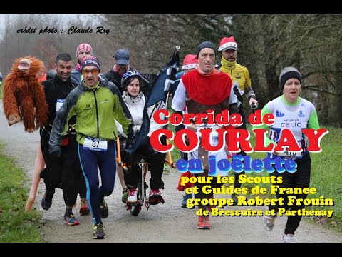 Corrida de Courlay 2019 10km en joëlette SGDF Robert Frouin