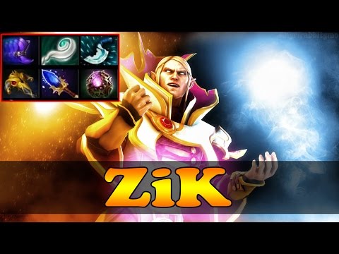 Dota 2 - Patch 6.86 : ZiK 3000 Games Invoker Vol 11 - Ranked Match Gameplay!
