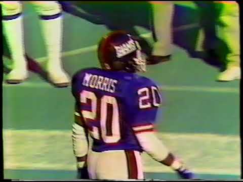 1985 NFC Wild Card Game 49ers at Giants part 1