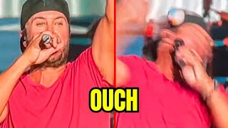 Luke Bryan SMACKED in the Face on Stage