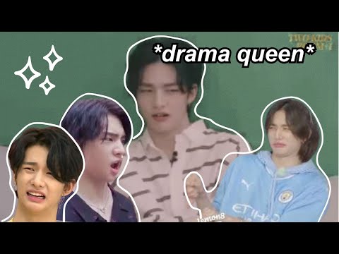 just Hwang Hyunjin being a DRAMA QUEEN 💅