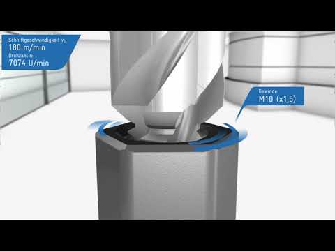 Gewindefräser mit 45° Senkfase GFS