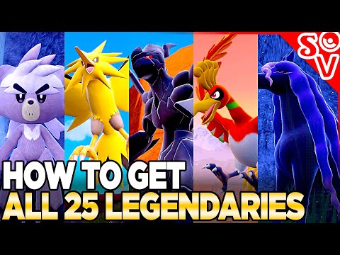 How to Get ALL 25 Legendary Pokemon in Indigo Disk