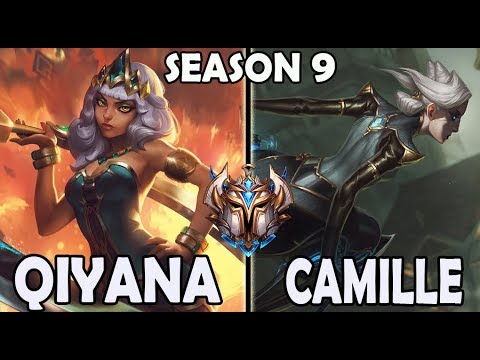 SKT T1 Faker QIYANA vs CAMILLE (MID) Ranked Challenger Korea