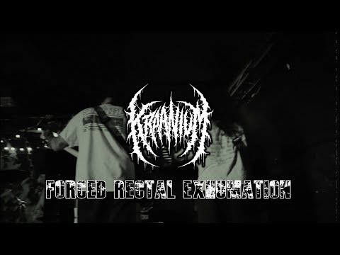 KRAANIUM - FORCED RECTAL EXHUMATION [OFFICIAL LIVE VIDEO] (2018) SW EXCLUSIVE