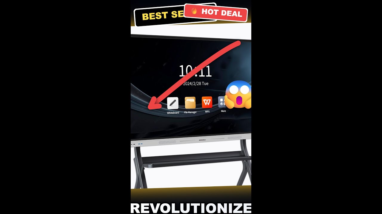 Revolutionize Your Classroom or Office with the AYSTekMann Smart Board 75 4K Interactive Whiteboard