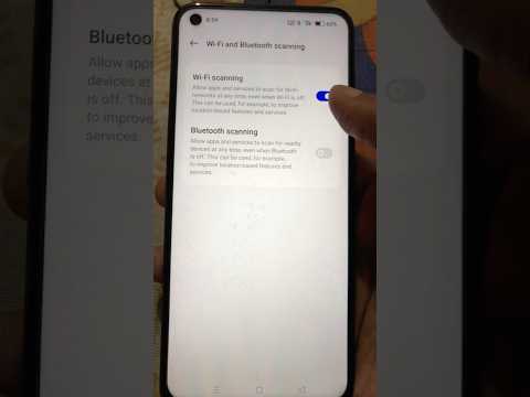 Turn Off Wifi Scanning
