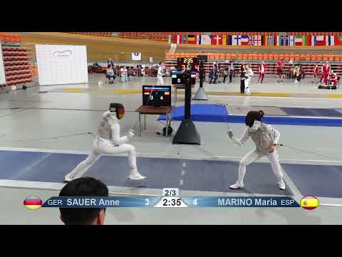 2023 1450 T32 02 F F Individual Plovdiv BUL ZCH BLUE MARINO ESP vs SAUER GER